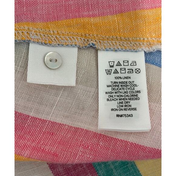 C&C California Dress Womens Medium Multicolor Striped Halter Flare Sundress - Picture 8 of 8